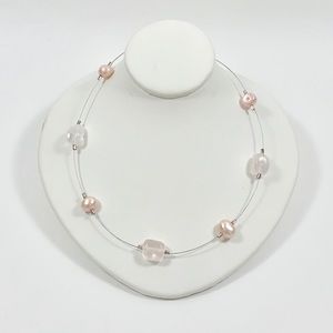 NWOT Silpada Sterling Silver Pink Pearl Necklace